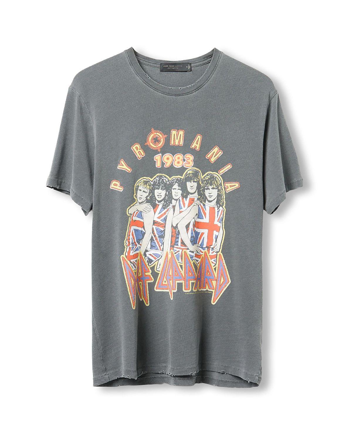 Junk Food Clothing Unisex Def Leppard Pyromania Vintage Tee