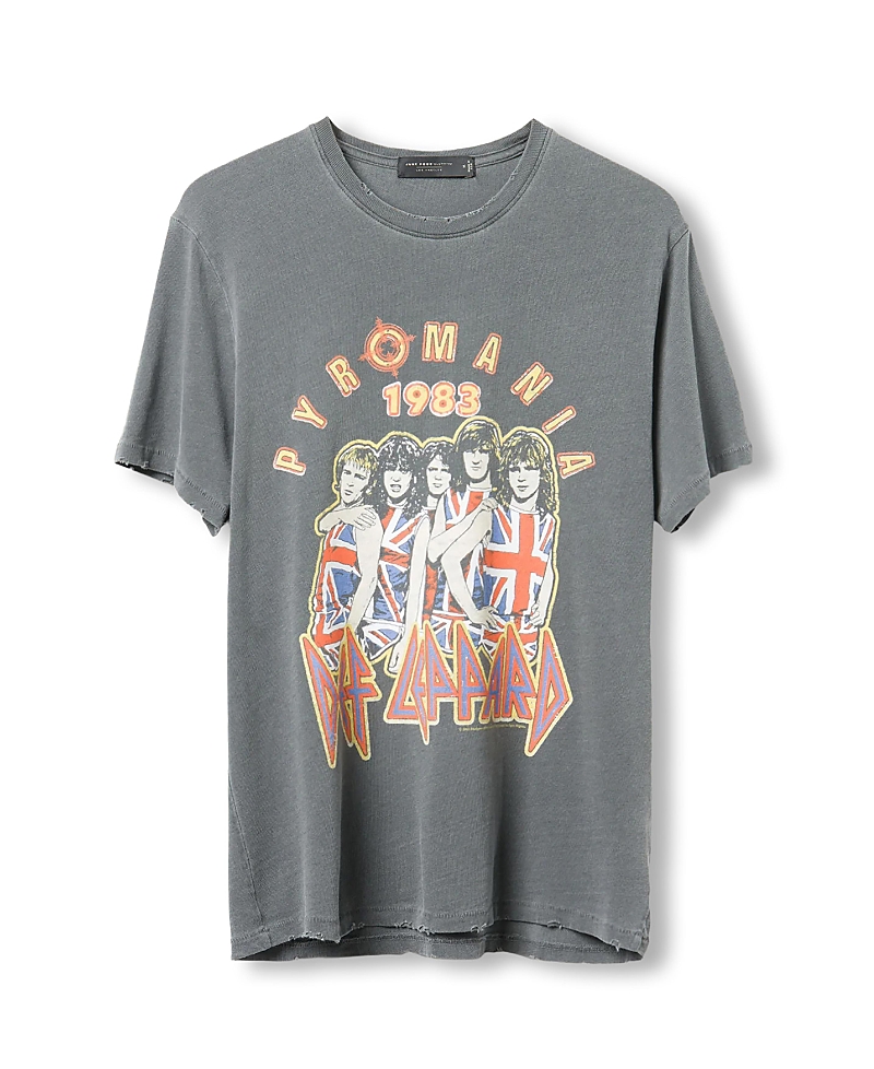 Junk Food Clothing Unisex Def Leppard Pyromania Vintage Tee