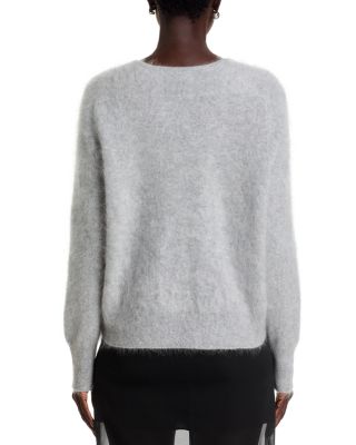100% Cashmere Brushed V Neck Sweater - Exclusive