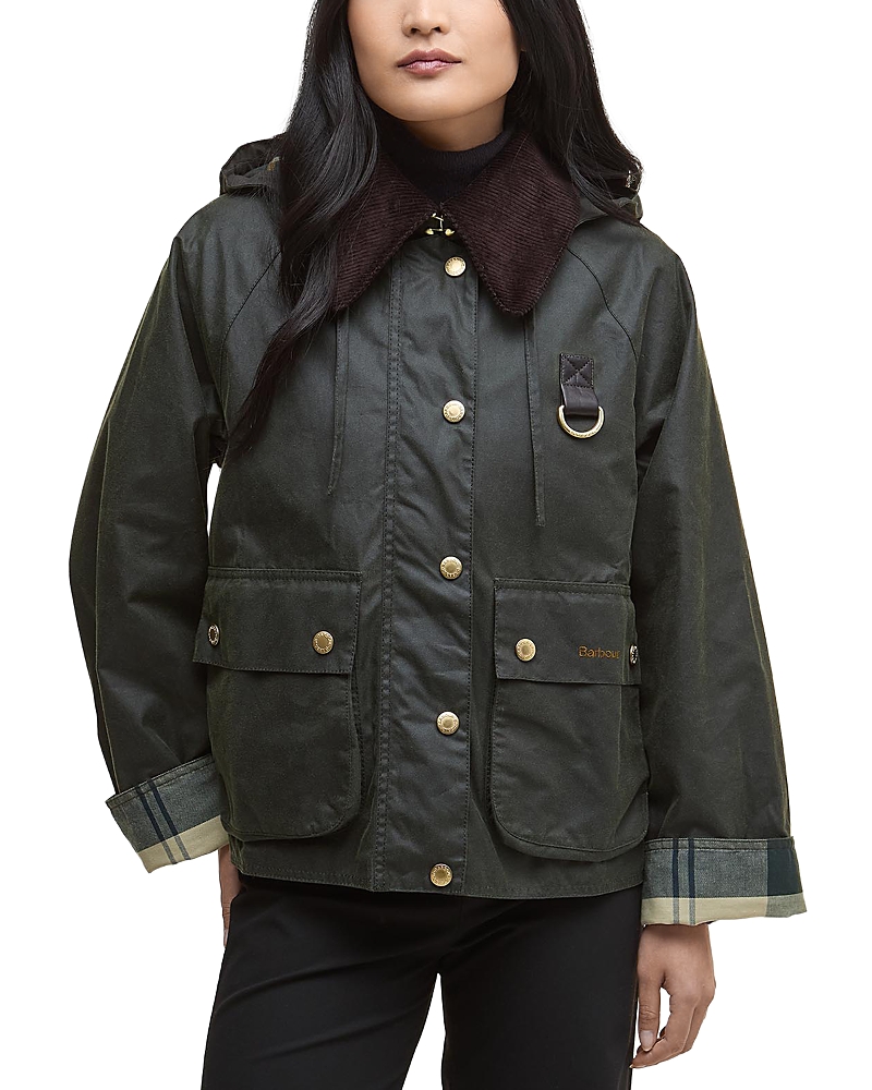 Barbour Reighton Wax Collar Hooded Jacket