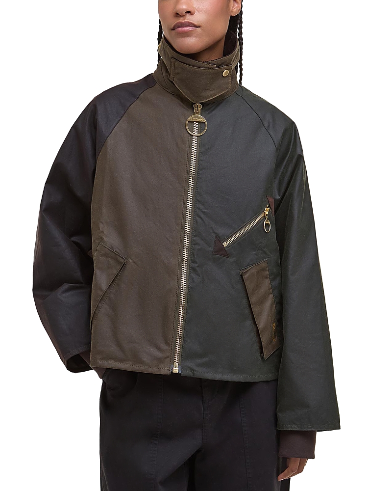 Barbour Arlene Waxed Jacket In Multi