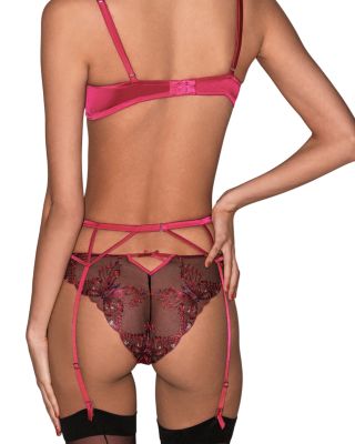 Butterfly Embroidery Cheeky Bikini