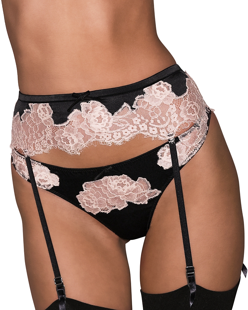 Fleur Du Mal Juliet Lace Thong In Multi