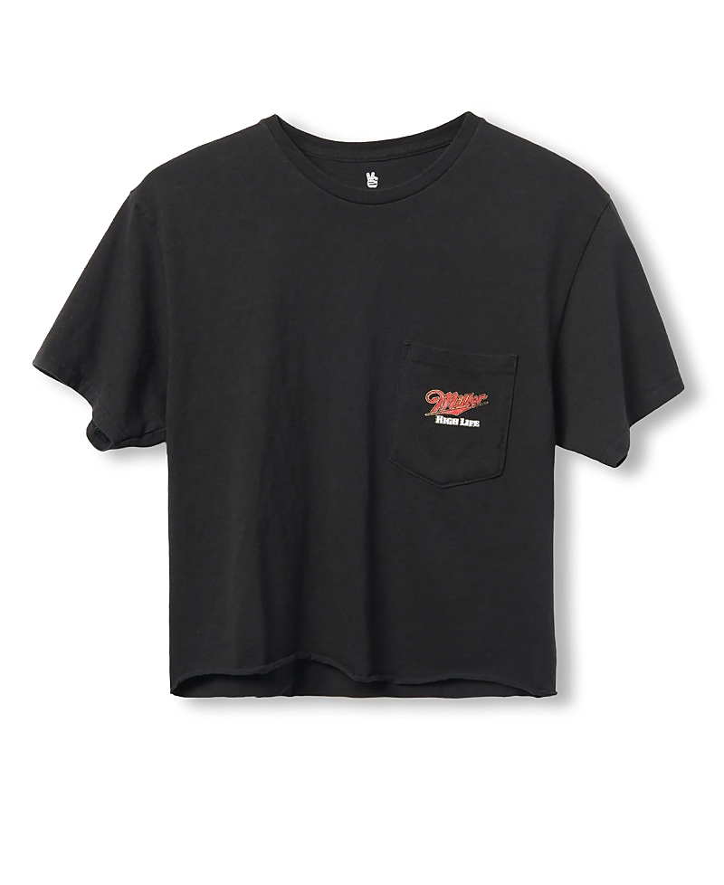 Junk Food Clothing Women's Miller High Life Flea Market Crop Tee
