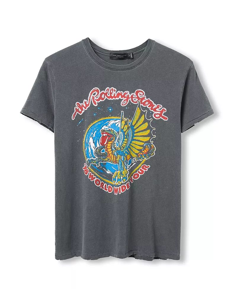 Junk Food Clothing Women's Rolling Stones '78 World Wide Tour Vintage Tee