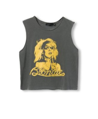 Women&#39;s Blondie Gold Cropped Muscle Tank