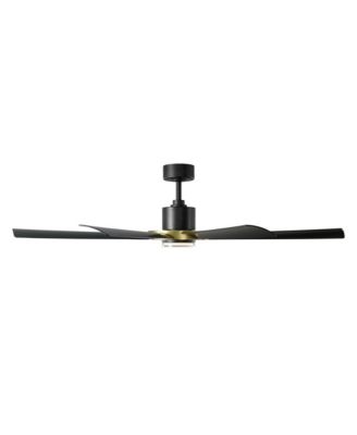 Fans Aura 60in Selectable 2700-3000-4000-5000K LED Indoor or Outdoor Smart Home Ceiling Fan