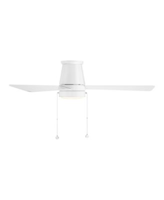 Limited Fans Hug 52in Selectable 2700-3000-4000-5000K LED Indoor or Outdoor Flush Mount Pull Chain Ceiling Fan
