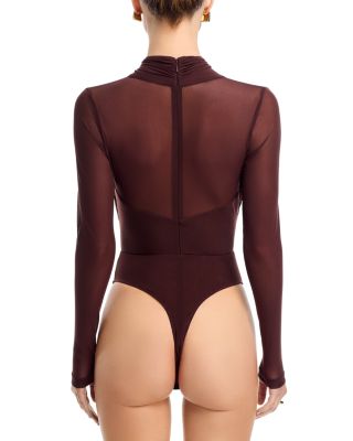 Aliyah Wrap Long Sleeve Bodysuit
