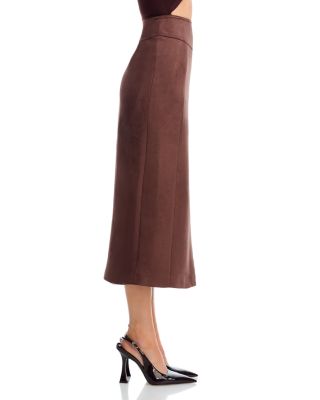 Dante Faux Suede Midi Dress