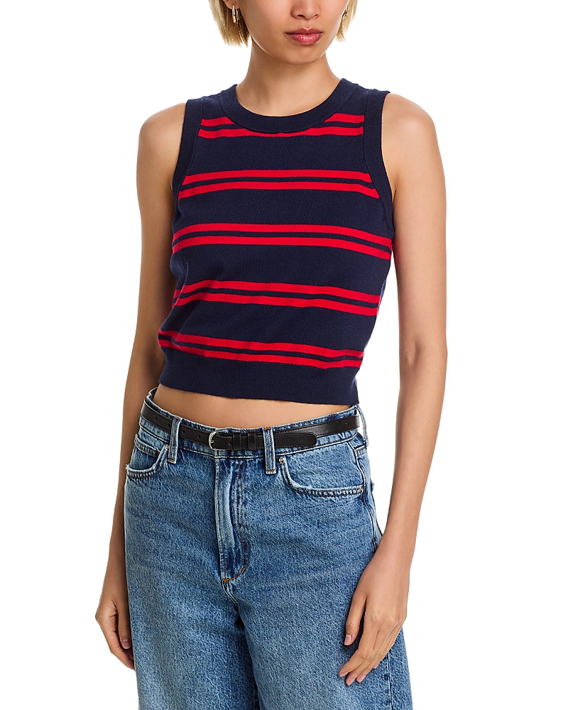 French Connection Padma Fine Knit Vest In Burgundy