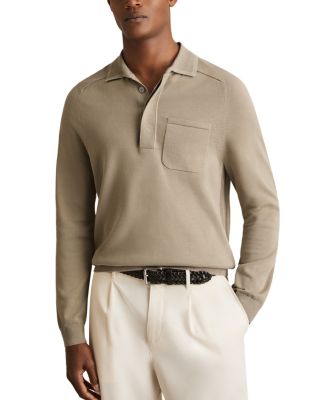 REISS - Ribbed Polo Sweater