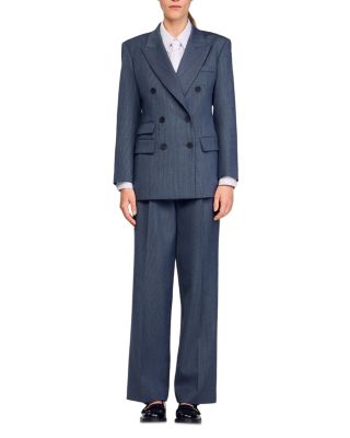 Striped Tailored Jacket, Shorts & Pants