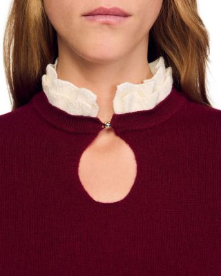 Ruffled Collar Sweater