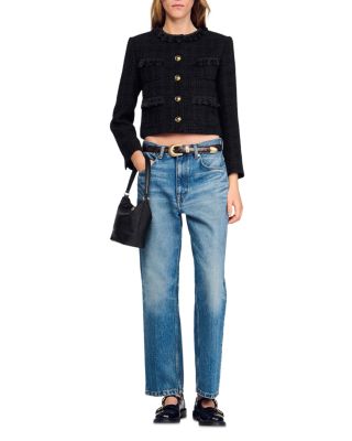 Ruffled Tweed Jacket