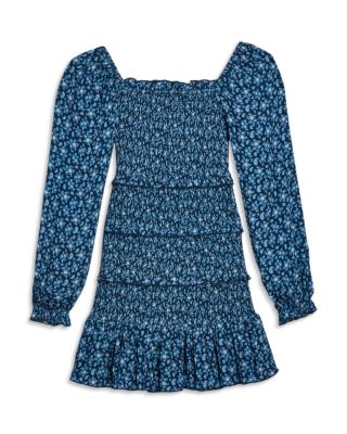 KatieJnyc - Girls' Laila Long Sleeved Smocked Dress - Big Kid