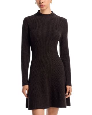 Mock Neck Knit Long Sleeve Dress - Exclusive