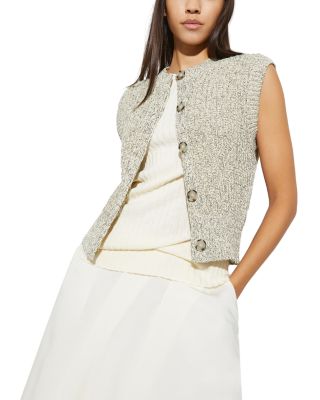 Cotton Crewneck Sweater Vest