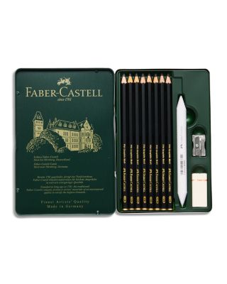 11-Piece Graphite Matte Pencils &amp; Tin Set