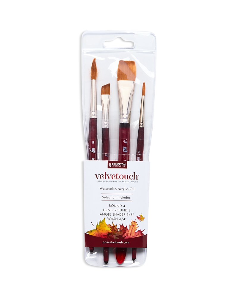 Princeton 4-piece Professional Watercolor Brush Set In Multi