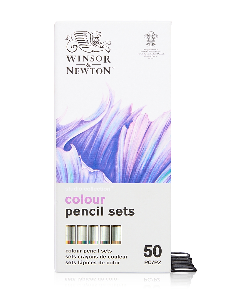 Winsor & Newton 50 Piece Color Pencils Set In Multi