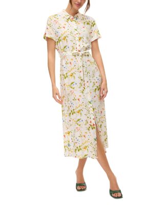 Short Sleeve Midi Shirt Dress