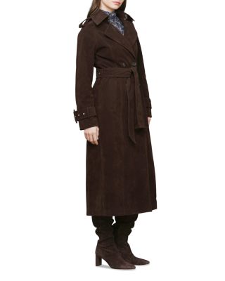 Faux Suede Utility Trench