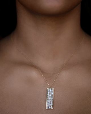 14k Yellow Gold Gender Cultured Freshwater Pearl Pendant Necklace, 18&amp;quot;