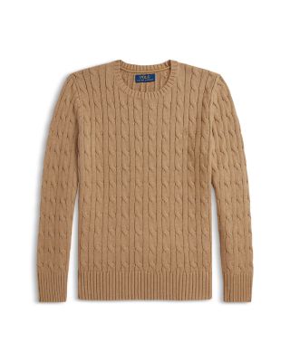 Ralph Lauren - Boys' Cable Knit Cotton Sweater - Big Kid