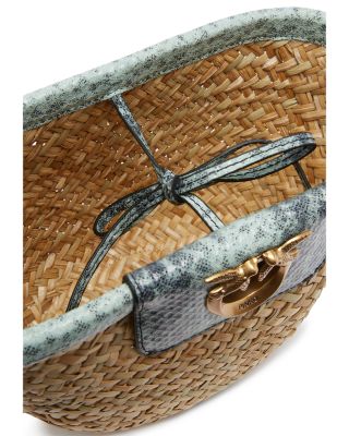 Love Summer Raffia Bucket Bag
