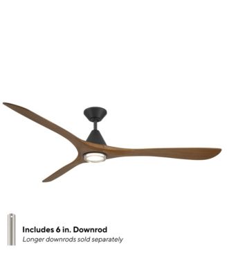 Fans Carve 72 in Selectable 2700-3000-4000-5000K LED Indoor or Outdoor Smart Home Ceiling Fan