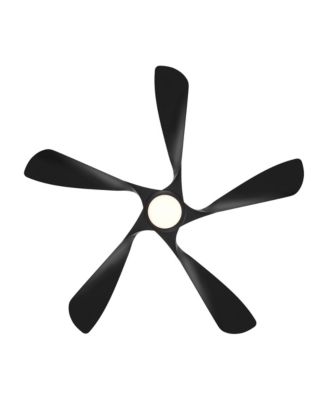 WAC Smart Fans Swirl 5 54in Selectable 2700-3000-4000-5000K LED Indoor or Outdoor Smart Home Ceiling Fan