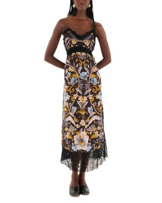 FARM Rio - Snake Garden Midi Dress