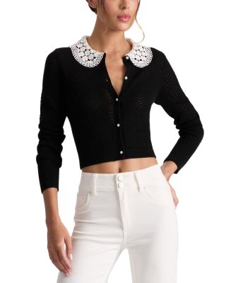 Carson Contrast Collar Cardigan