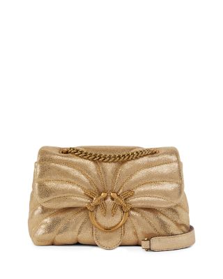 PINKO - Love Puff Mini Shiny Suede Bag