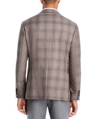 Kei Plaid Unstructured Trim Fit Sport Coat