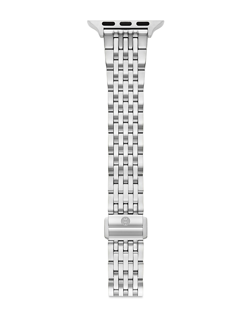 Michele Tapered Seven Link Stainless Bracelet Band for Apple Watch, 38-49mm
