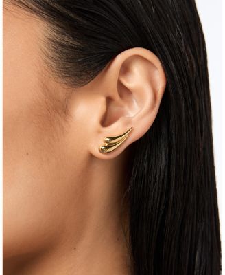Brass Kia Statement Earrings