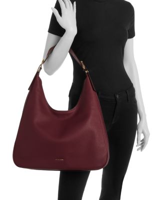 Nolita Large Leather Hobo Shoulder Bag