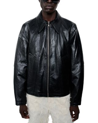 Sefr - Duke Faux Memory Leather Jacket