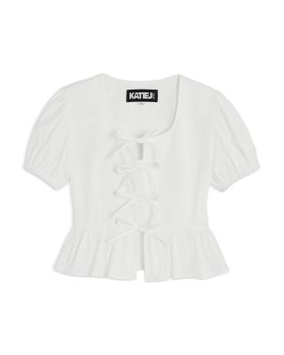Girls' Tween Wells Peplum Top - Big Kid