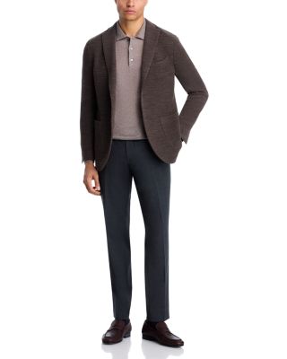 Merino Knit Polo Sweater