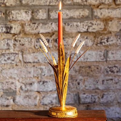 Forest Walk Wheat 13" Candlestick