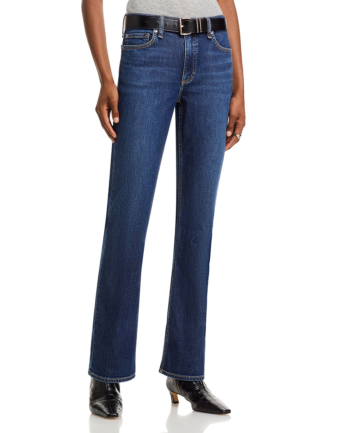 rag & bone Peyton Mr. Full Length Mid Rise Bootcut Jeans