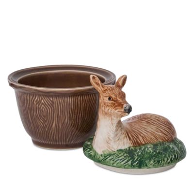 Forest Walk Deer Bowl with Lid