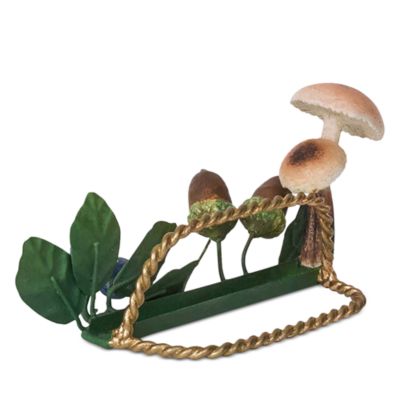 Forest Walk Mushroom & Acorn Place Card Holders, Set of 4