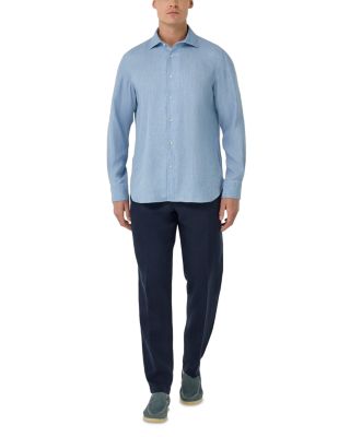 Linen Button Front Shirt