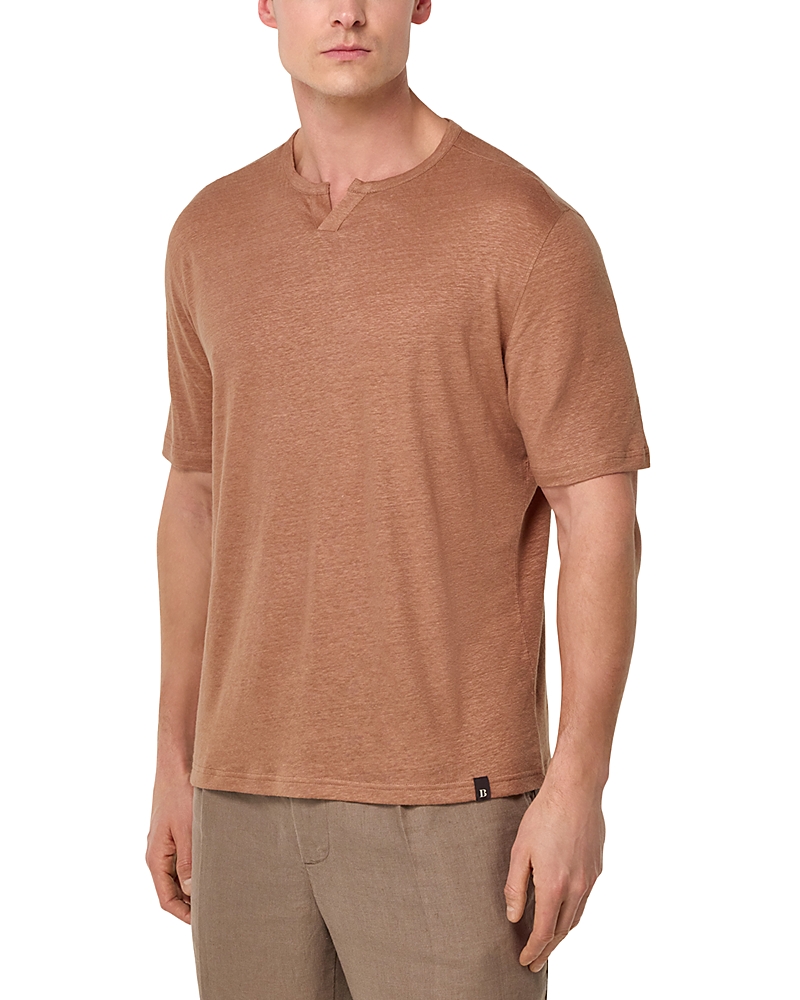 Boggi Milano Stretch Split Collar Tee