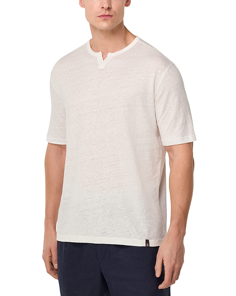 Boggi Milano Stretch Split Collar Tee