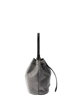  Mini Crystal-Studded Satin Bag